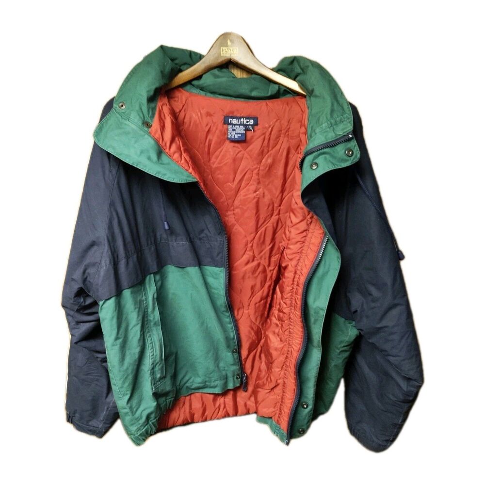 Vintage 90s Nautica Sport Jacket Size L Oversized boxy fit